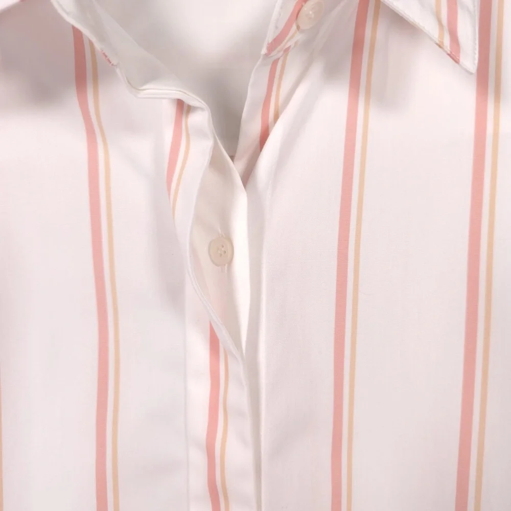 LAFAYETTE 148 NEW YORK Women’s Velma LS Skylark Striped Button-Front‎ MEDIUM - Picture 9 of 11